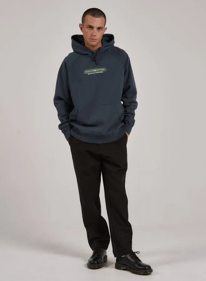 Mens Wonderland Raglan Hood Dark Slate Thrills Sweaters and Fleece