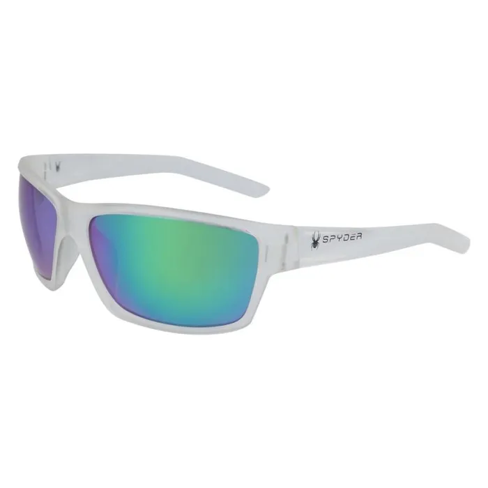 Mens Wrap Sunglasses White Spyder Eyewear