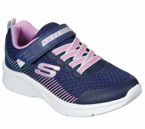 Microspec Navy Lavender Kids SKECHERS Kids UK Sizes 9525