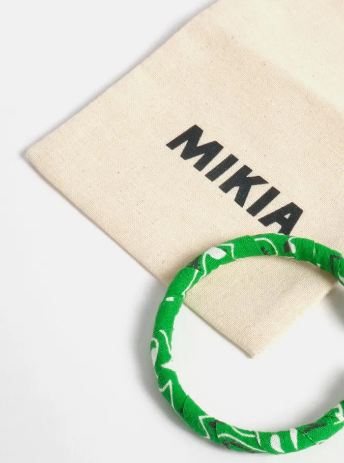 Mikia Bracelet In Green Bandana Men Universal Works Jewellery
