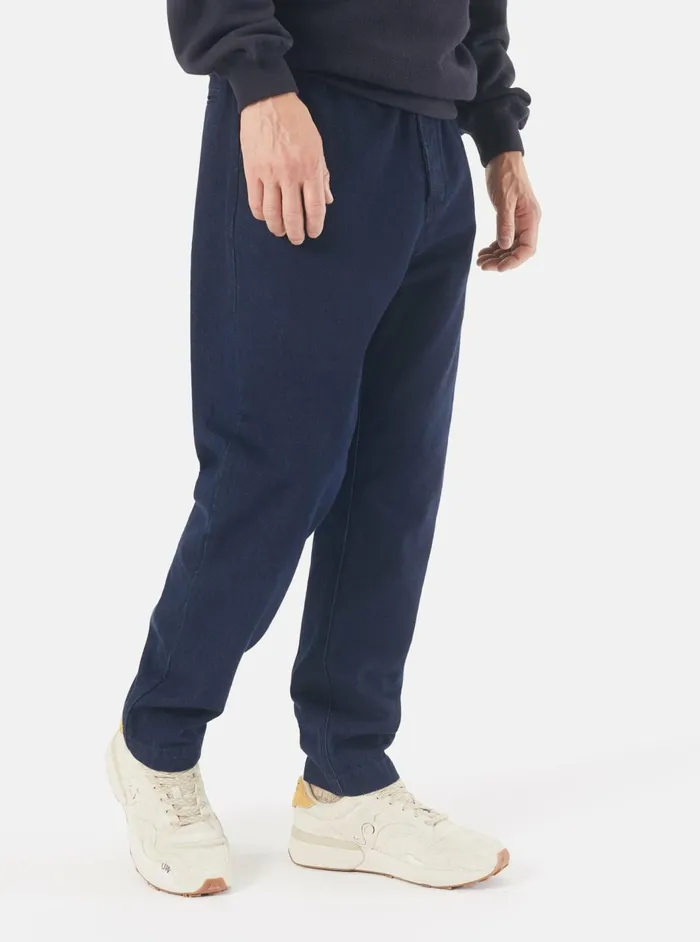 Military Chino In 11oz Indigo Denim Men Universal Works Trousers