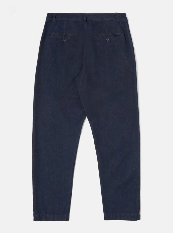 Military Chino In 11oz Indigo Denim Men Universal Works Trousers