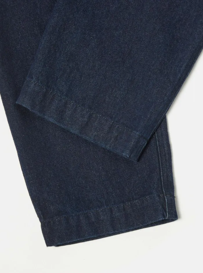 Military Chino In 11oz Indigo Denim Men Universal Works Trousers