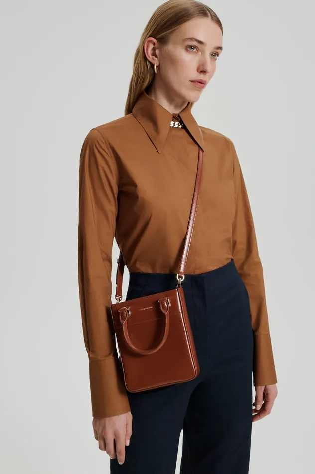 MINI SHOPPER CIGAR Women Bags Scanlan Theodore MINI SHOPPER CIGAR Women Bags Scanlan Theodore