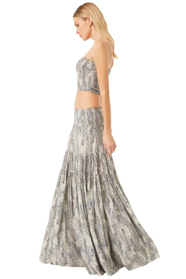 MISA Los Angeles BAR SKIRT Spring Python Women Skirts and Shorts