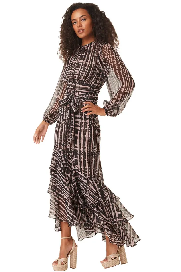 MISA Los Angeles BEATRIZ TOP Holiday Abstraction Women Tops