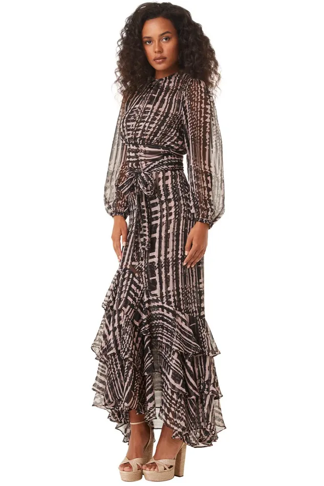 MISA Los Angeles BEATRIZ TOP Holiday Abstraction Women Tops