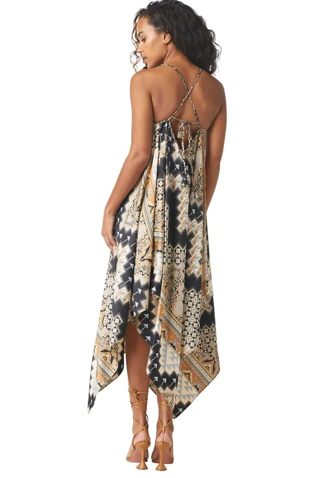 MISA Los Angeles DELFINA DRESS Alhambra Mosaic Women Dresses