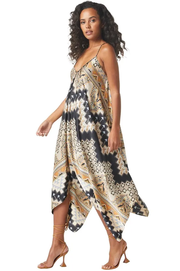MISA Los Angeles DELFINA DRESS Alhambra Mosaic Women Dresses