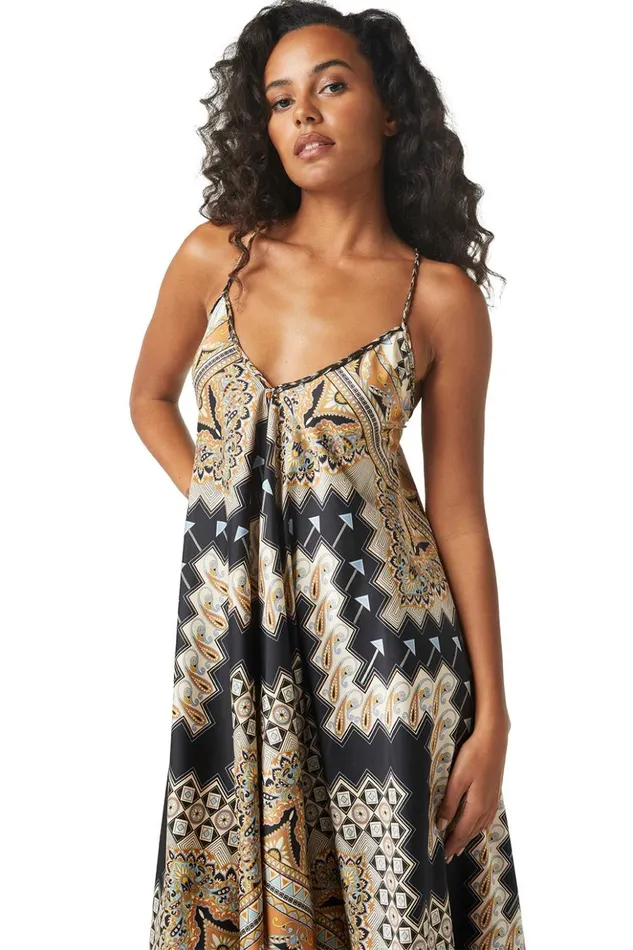 MISA Los Angeles DELFINA DRESS Alhambra Mosaic Women Dresses