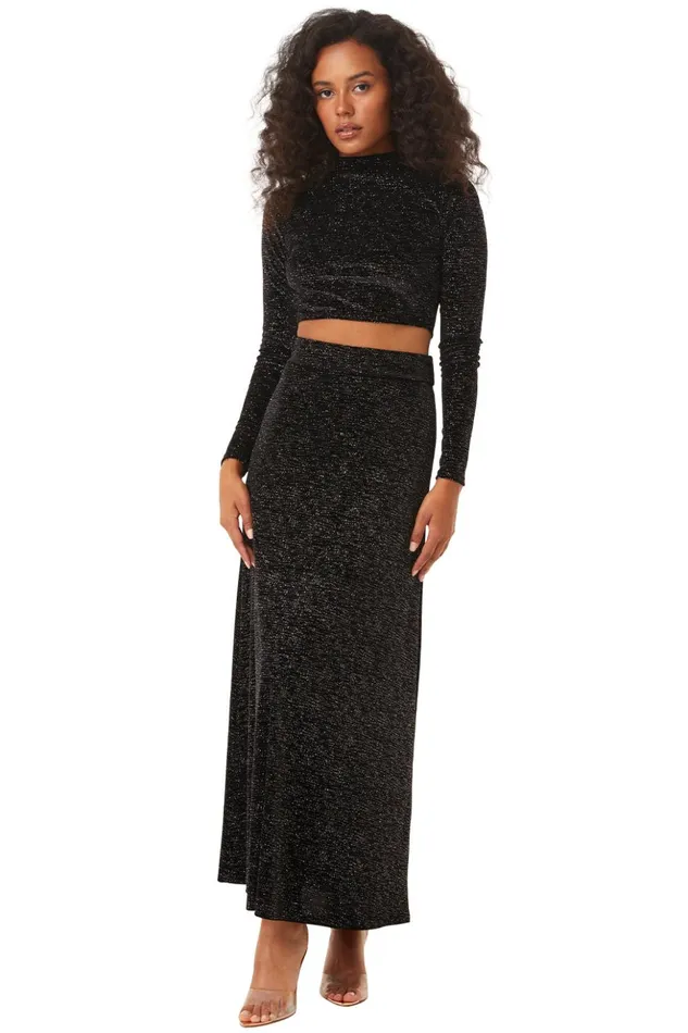 MISA Los Angeles EKAT SKIRT Astral Dusted Women Matching Sets