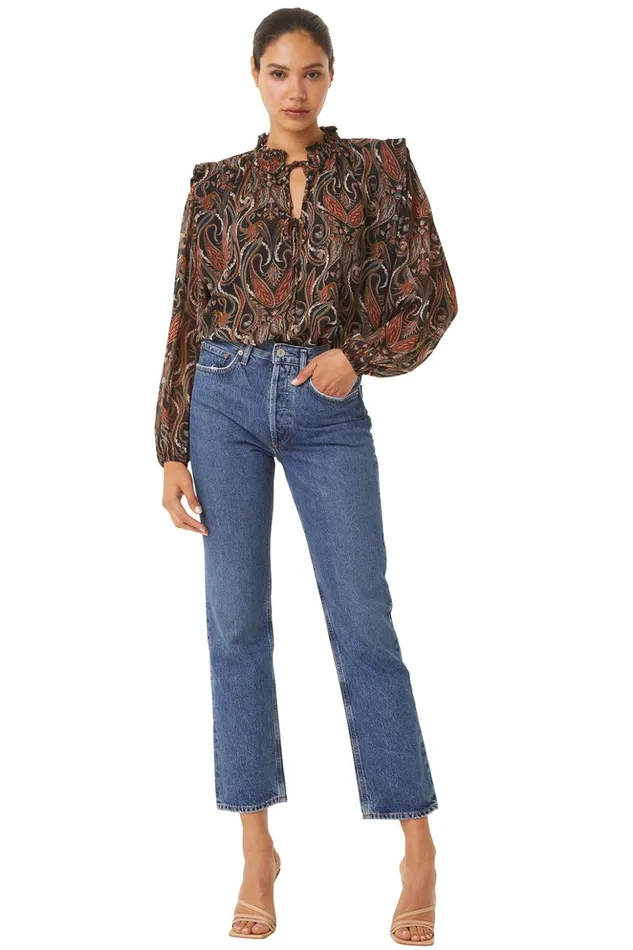 MISA Los Angeles HELENA TOP Spartina Paisley Women Tops