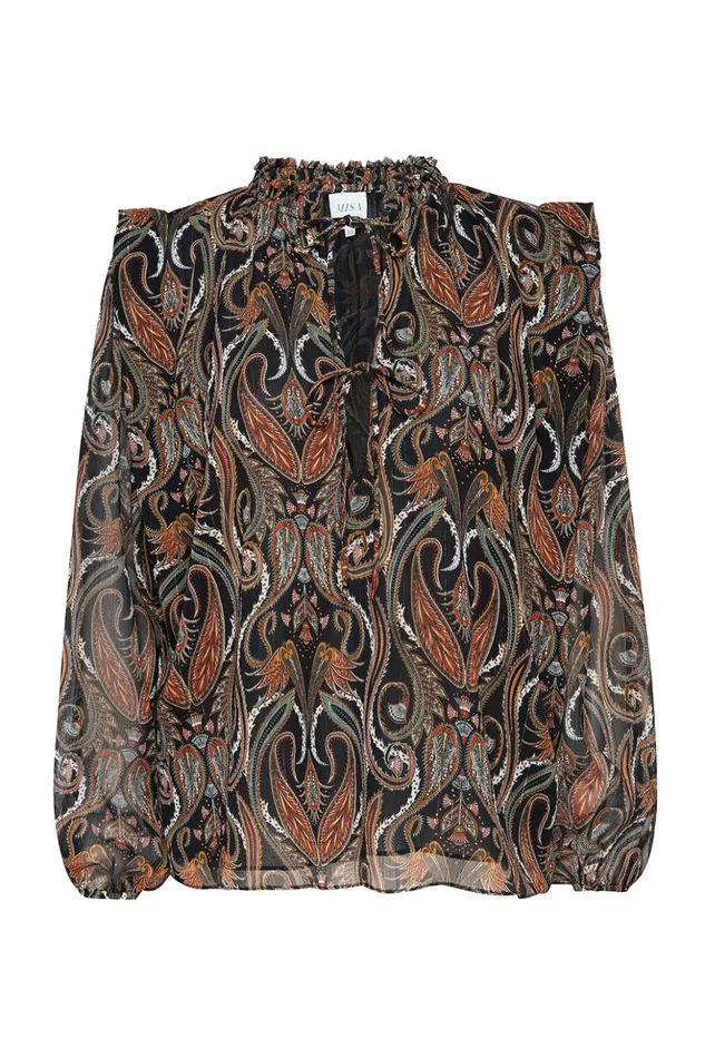 MISA Los Angeles HELENA TOP Spartina Paisley Women Tops