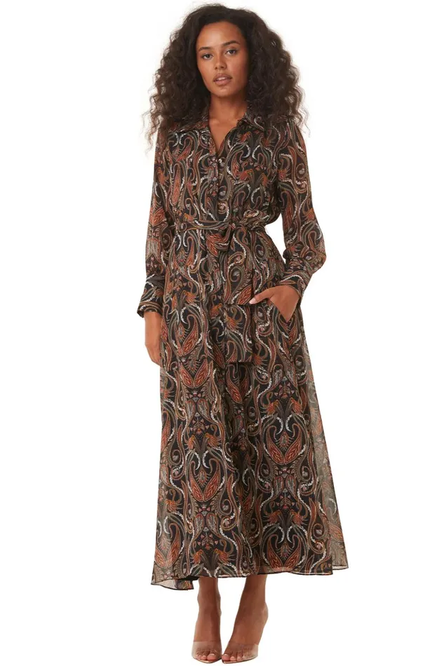 MISA Los Angeles INES DRESS Spartina Paisley Women Dresses