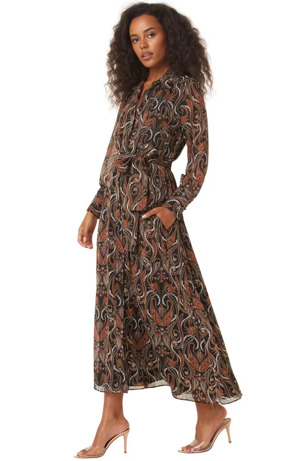 MISA Los Angeles INES DRESS Spartina Paisley Women Dresses