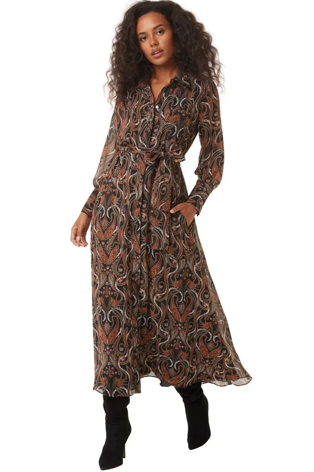 MISA Los Angeles INES DRESS Spartina Paisley Women Dresses