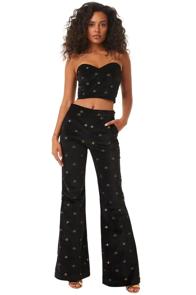 MISA Los Angeles JADE PANT Black Women Pants