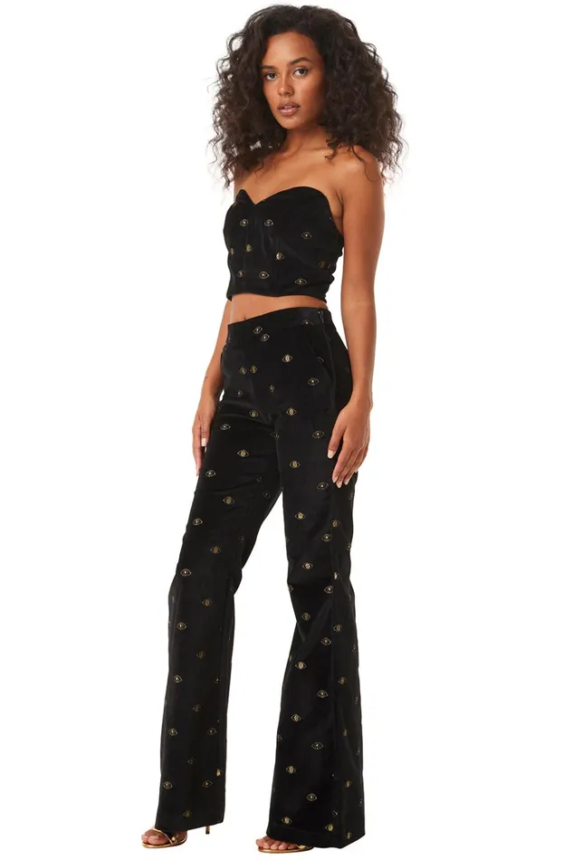 MISA Los Angeles JADE PANT Black Women Pants