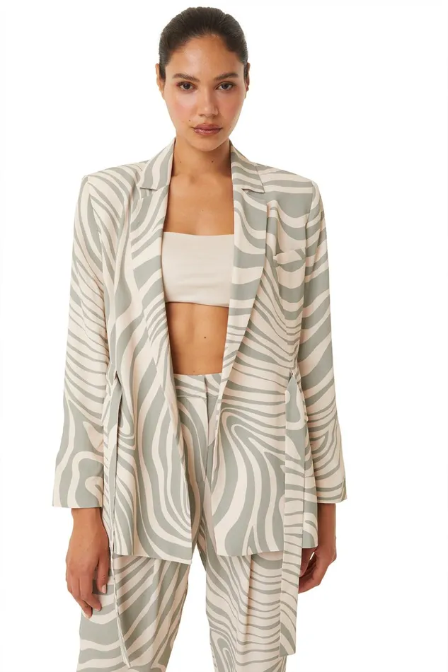 MISA Los Angeles KELSEY JACKET Ivory Women Tops