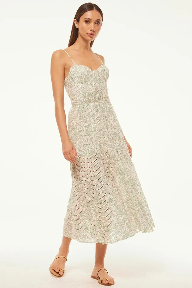 MISA Los Angeles MARINA DRESS Dewdrop Eyelet Women Dresses
