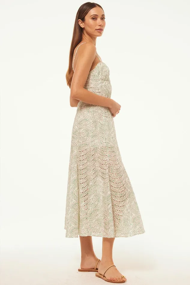 MISA Los Angeles MARINA DRESS Dewdrop Eyelet Women Dresses
