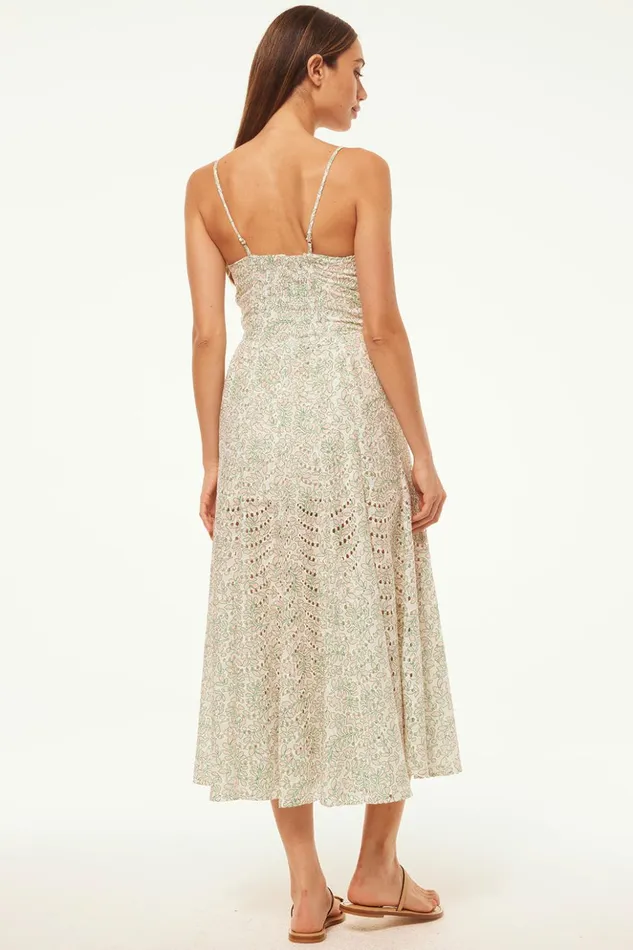 MISA Los Angeles MARINA DRESS Dewdrop Eyelet Women Dresses