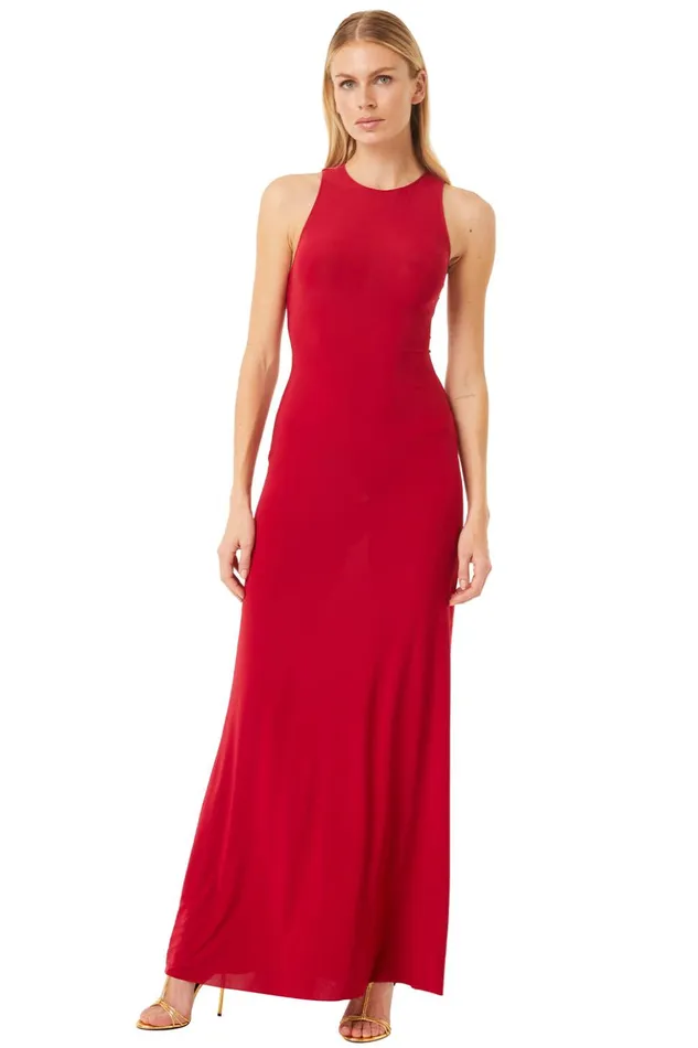 MISA Los Angeles PARGOL DRESS Espresso Women Dresses