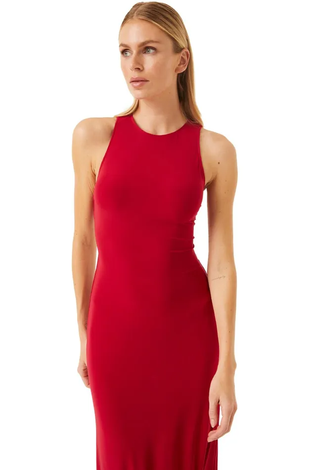 MISA Los Angeles PARGOL DRESS Espresso Women Dresses