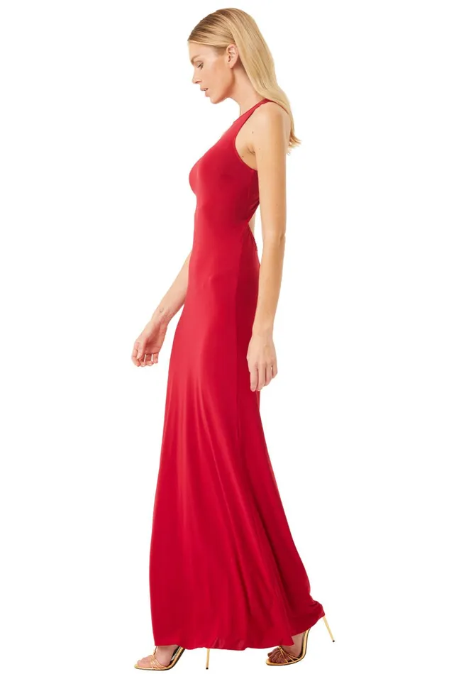 MISA Los Angeles PARGOL DRESS Espresso Women Dresses