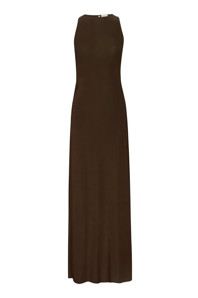 MISA Los Angeles PARGOL DRESS Espresso Women Dresses