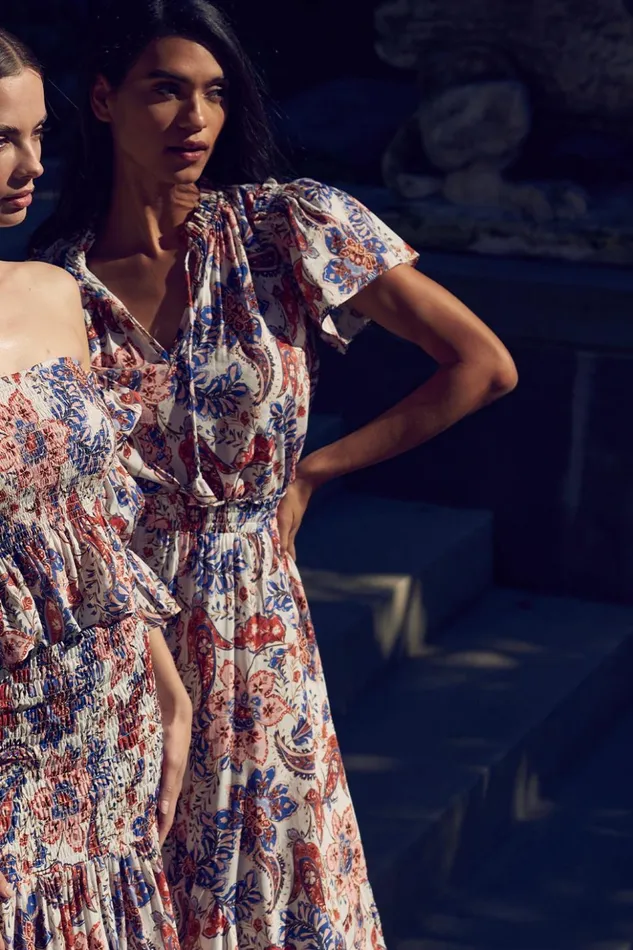 MISA Los Angeles SUPARNA TOP Harvest Flora Women Tops