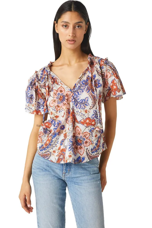 MISA Los Angeles SUPARNA TOP Harvest Flora Women Tops
