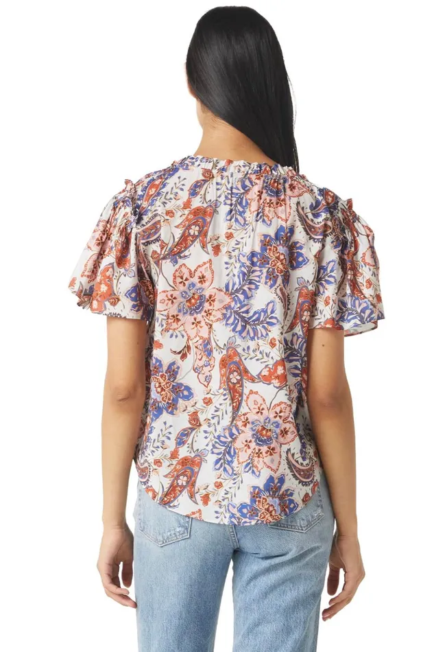 MISA Los Angeles SUPARNA TOP Harvest Flora Women Tops