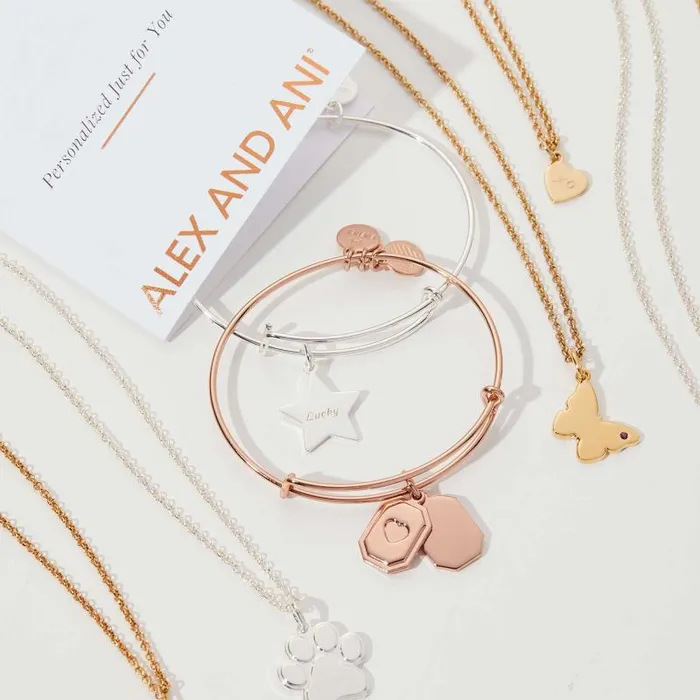 Necklaces Women Alex And Ani Butterfly Necklace 21034 Silver