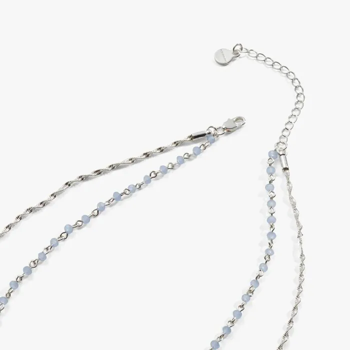 Necklaces Women Alex And Ani Layered Beaded And Chain Necklace Adjustable Silver