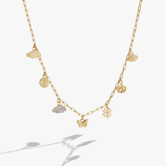 Necklaces Women Alex And Ani Silver Linings Charm Necklace Two Tone
