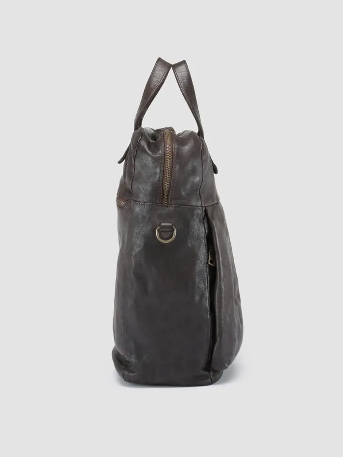Officine Creative Bags HELMET 041 Truffle Burgundy Leather Tote Bag 8211 Men Officine Creative Bags HELMET 041 Truffle Burgundy Leather Tote Bag 8211 Men