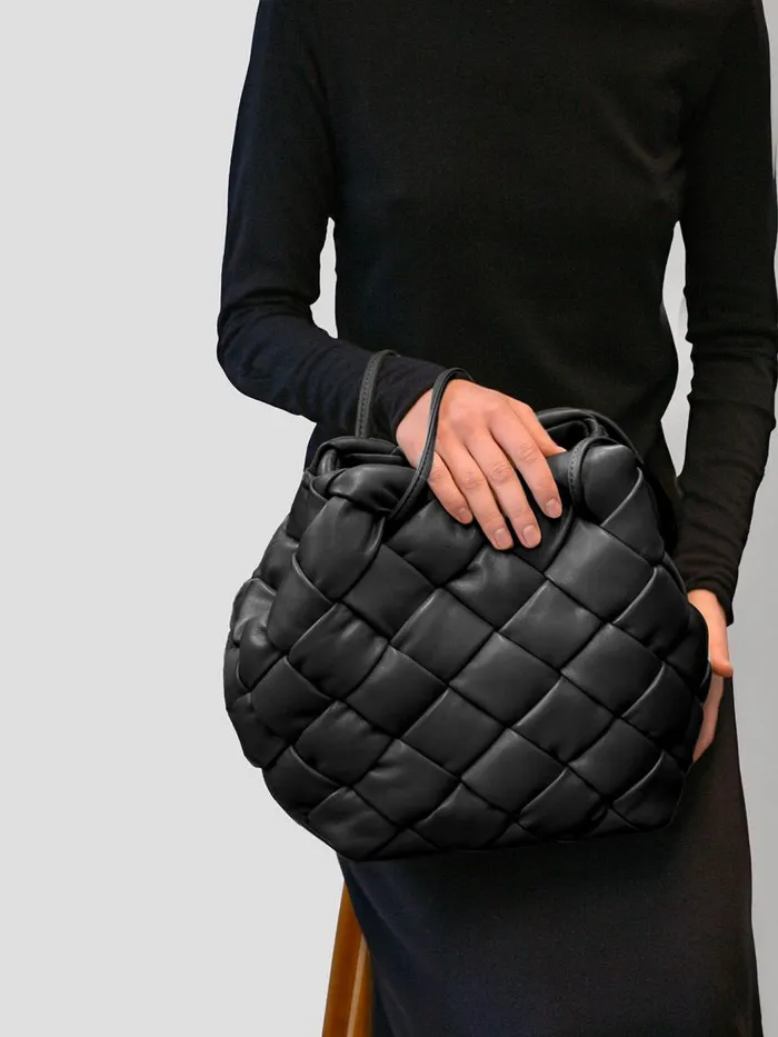 Officine Creative Bags OC CLASS 059 Nero Black Leather Handbag 8211 Women
