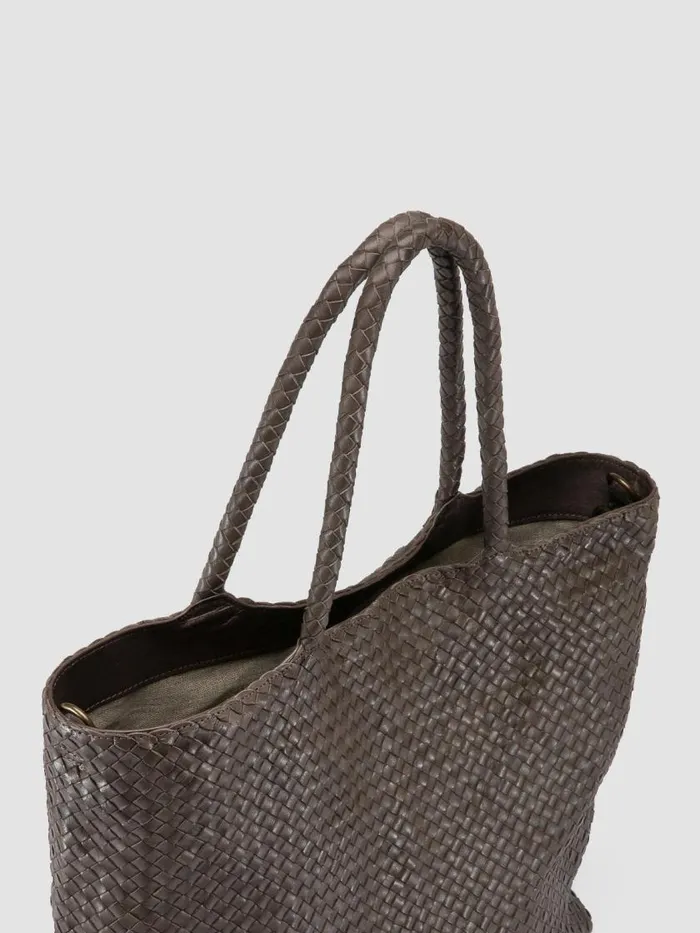 Officine Creative Bags OC CLASS 35 Lavagna Grey Leather Tote Bag 8211 Women