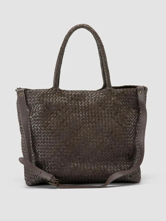 Officine Creative Bags OC CLASS 35 Lavagna Grey Leather Tote Bag 8211 Women