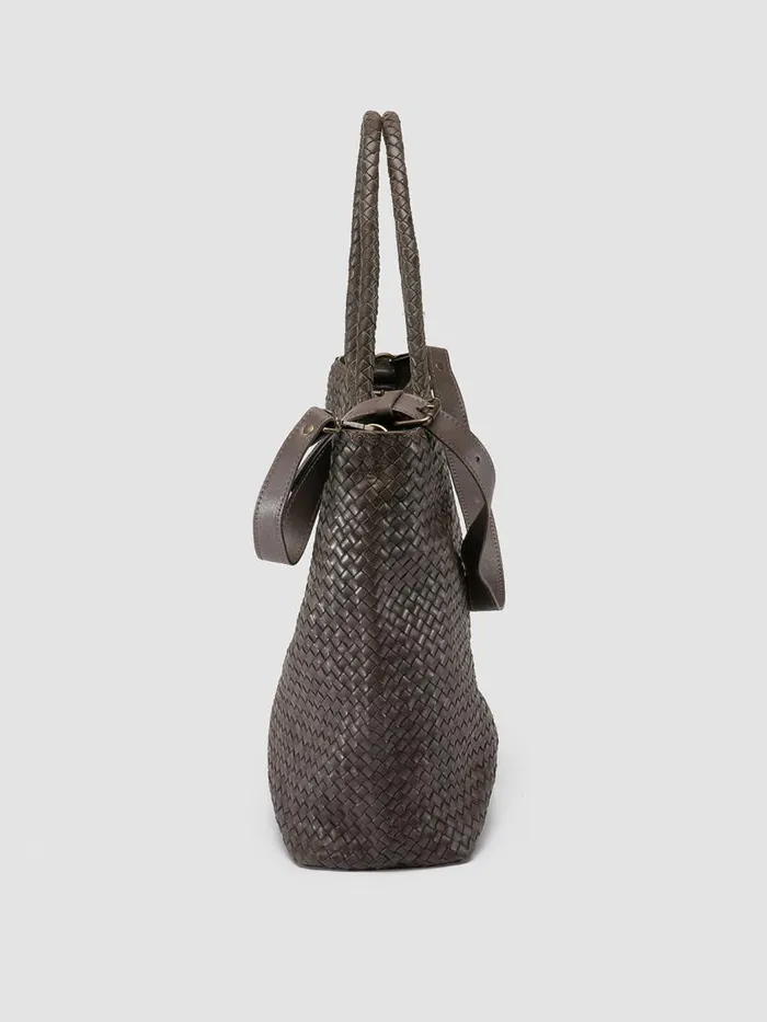 Officine Creative Bags OC CLASS 35 Lavagna Grey Leather Tote Bag 8211 Women