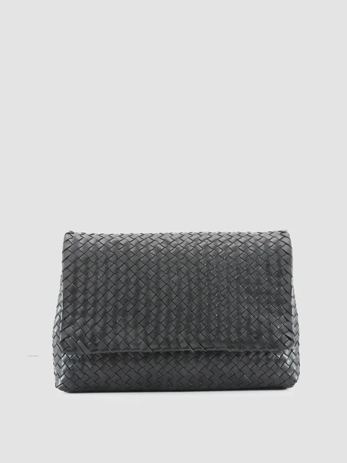 Officine Creative Bags OC CLASS 46 Nero Black Leather Crossbody Bag 8211 Women Officine Creative Bags OC CLASS 46 Nero Black Leather Crossbody Bag 8211 Women
