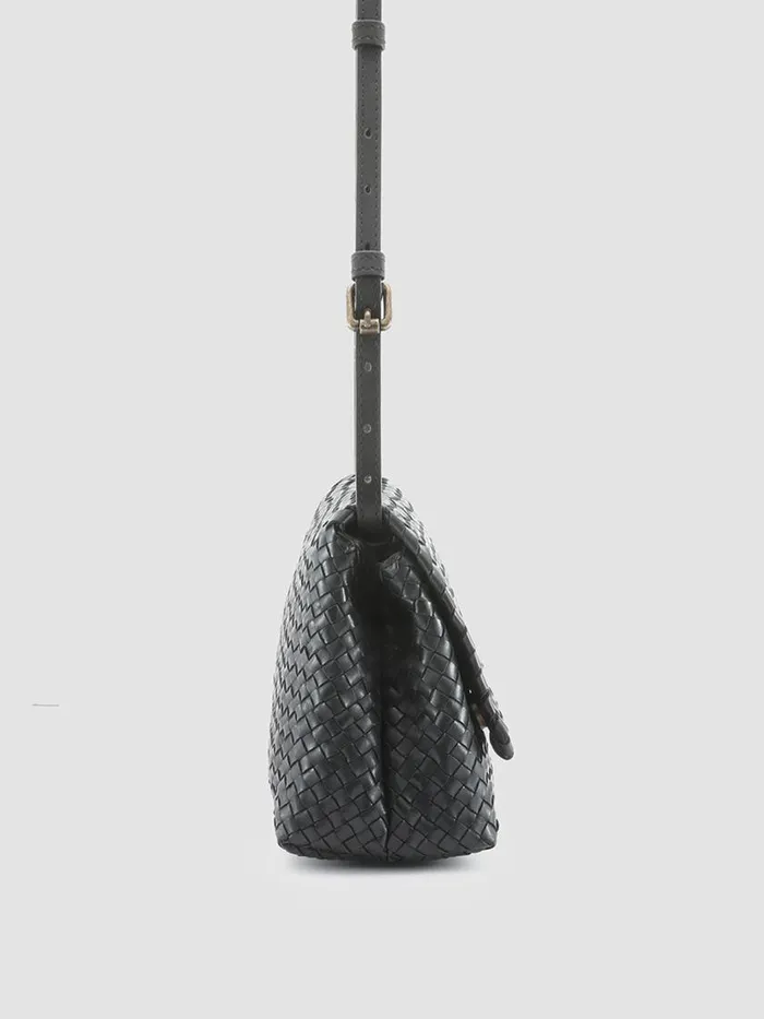 Officine Creative Bags OC CLASS 46 Nero Black Leather Crossbody Bag 8211 Women Officine Creative Bags OC CLASS 46 Nero Black Leather Crossbody Bag 8211 Women