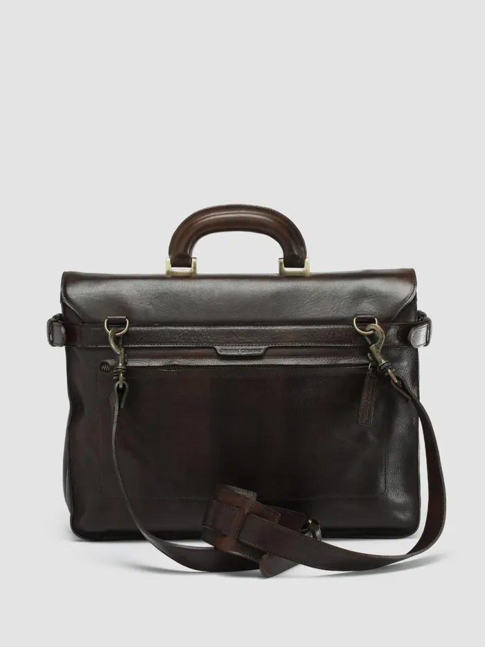 Officine Creative Bags RARE 036 Testa Di Moro 25 Brown Leather Briefcase 8211 Men Officine Creative Bags RARE 036 Testa Di Moro 25 Brown Leather Briefcase 8211 Men