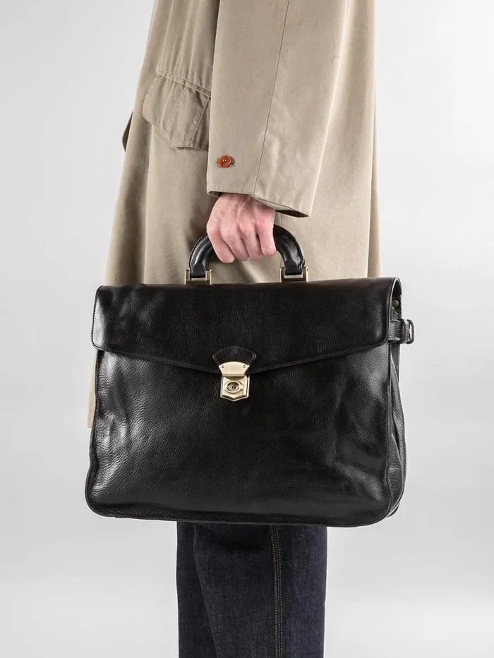 Officine Creative Bags RARE 036 Testa Di Moro 25 Brown Leather Briefcase 8211 Men Officine Creative Bags RARE 036 Testa Di Moro 25 Brown Leather Briefcase 8211 Men