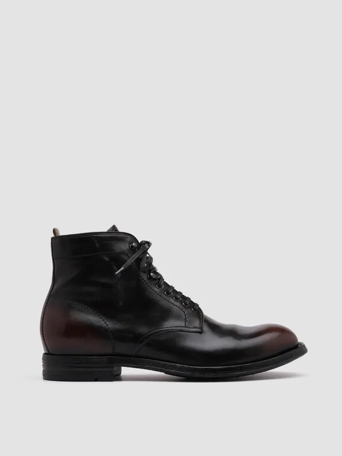 Officine Creative Boots and Ankle Boots BALANCE 003 CaffSupernero Brown Leather Ankle Boots 8211 Men Officine Creative Boots and Ankle Boots BALANCE 003 CaffSupernero Brown Leather Ankle Boots 8211 Men