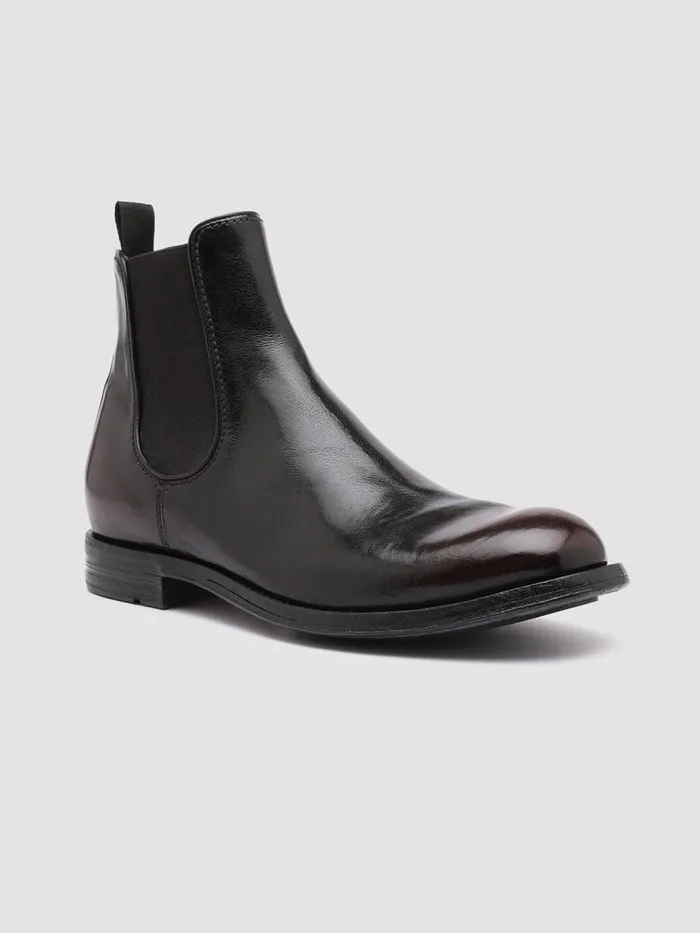 Officine Creative Boots and Ankle Boots BALANCE 008 TMoro Supernero Brown Leather Chelsea Boots 8211 Men Officine Creative Boots and Ankle Boots BALANCE 008 TMoro Supernero Brown Leather Chelsea Boots 8211 Men