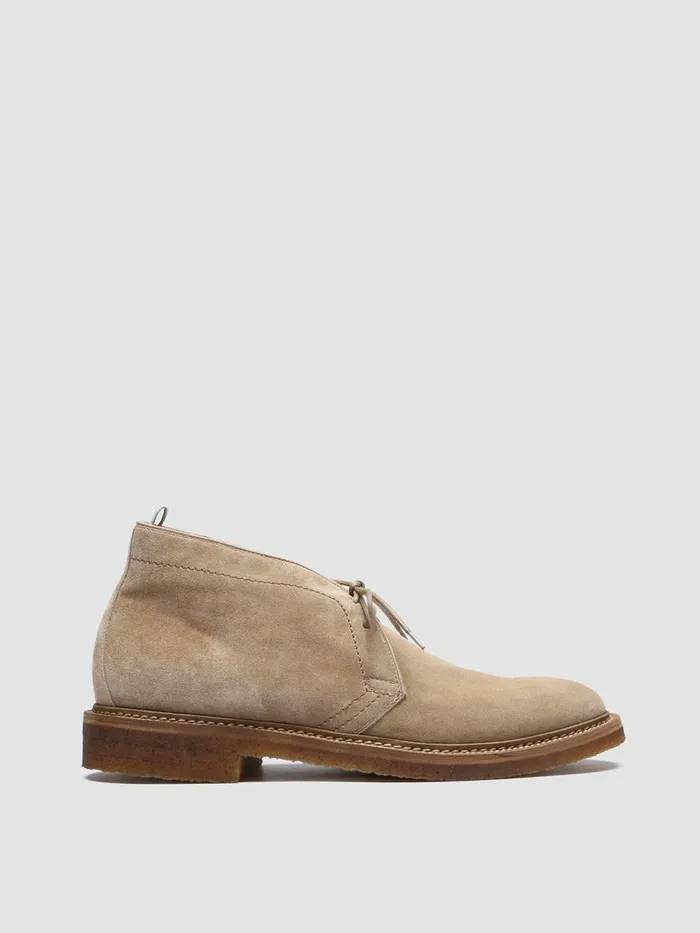 Officine Creative Boots and Ankle Boots HOPKINS CREPE 114 Alce Taupe Suede Chukka Boots 8211 Men Officine Creative Boots and Ankle Boots HOPKINS CREPE 114 Alce Taupe Suede Chukka Boots 8211 Men