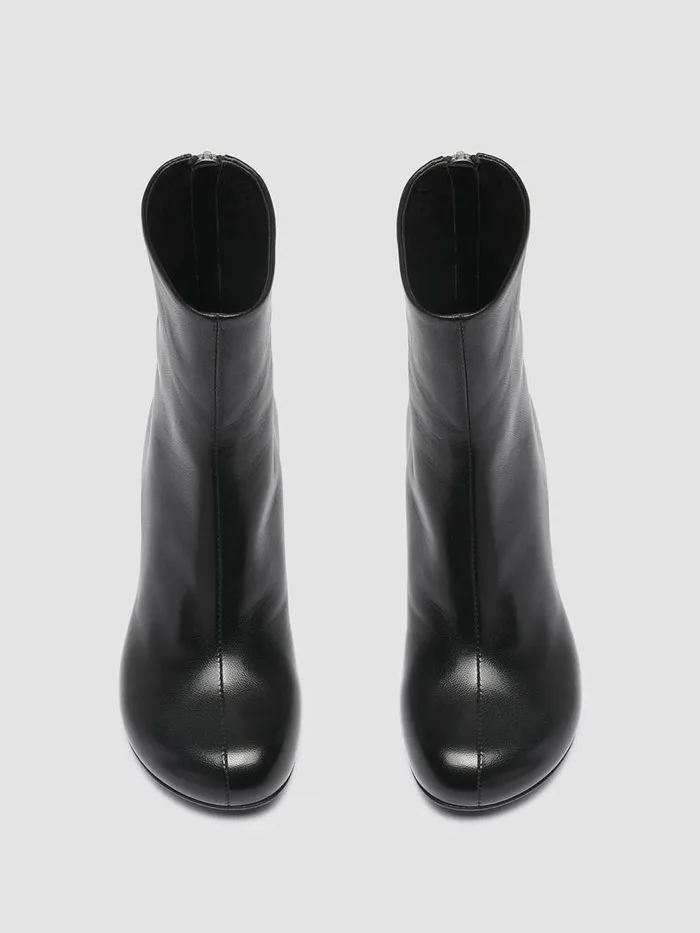 Officine Creative Boots and Booties ETHEL 004 Guanteria Nero Black Nappa Leather Ankle Boots 8211 Women