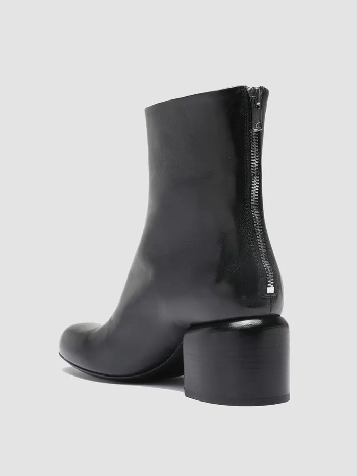 Officine Creative Boots and Booties ETHEL 004 Guanteria Nero Black Nappa Leather Ankle Boots 8211 Women